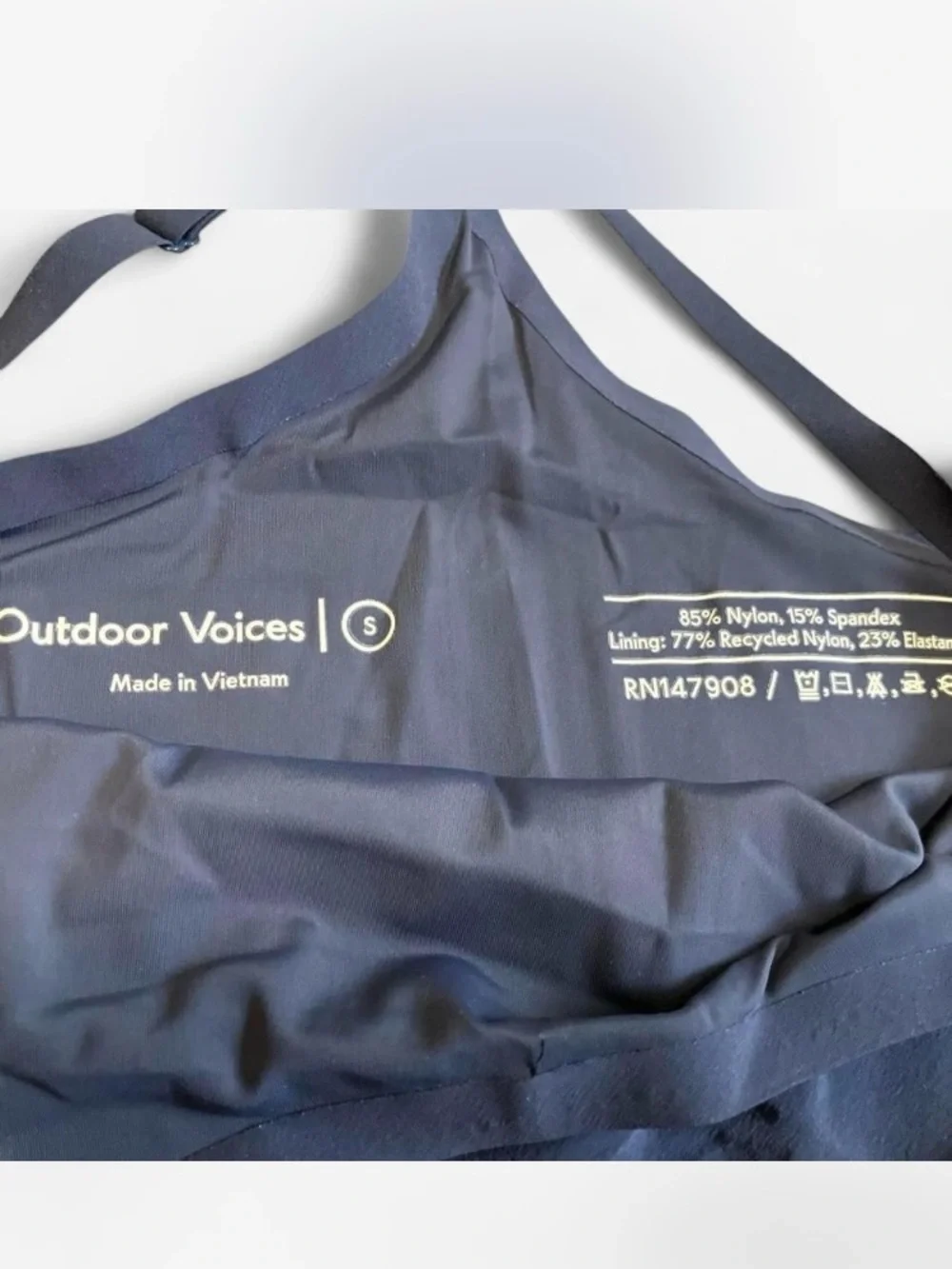 NWOT Outdoor Voices Navy Exercise Dress - Picture 4 of 7